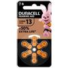 Duracell Easy Tab 13 Arancio Batteria Per Apparecchio Acustico 6 Pezzi