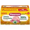 Plasmon Omogeneizzato Vitello e Prosciutto Cotto 4 x 80 g