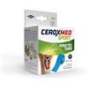 Ceroxmed Sport Kinetic Tape Blu 5 Cm x 5 m Bendaggio Adesivo Elastico