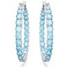 Swarovski ORECCHINI A CERCHIO MATRIX BLU DONNA SWAROVSKI