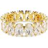 Swarovski Anello Matrix taglio Oval placcato color oro mis.55 Swarovski