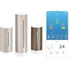 Netatmo Stazione Meteo ORIGINAL 2ª generazione | Interni & Esterni + Modulo Aggiuntivo - Temperatura, Umidità, Qualità aria, UV, Pollini, Previsioni Meteo | Compatibile Apple Home, Alexa, Google Home