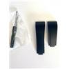 Compatibile Cinturino in Gomma NERO 20mm "Short Strap" - Mod. OYSTERFLEX / RUBBER per ROLEX