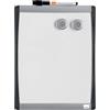 Nobo Mini Lavagna Magnetica con Cornice ad Arco, Montabile a Parete, Include 1 x Pennarello con Gomma Magnetica Integrata ed il Kit di Montaggio, per Casa / Ufficio, 215 mm x 280 mm, Bianco