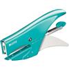 Leitz Cucitrice a pinza, Caricamento posteriore, Capacità fino a 15 fogli, Metallo, Colore: Acquamarina metallizzato, WOW, 55472051