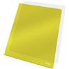 Esselte Buste L PVC Cristal, per Archiviare e Conservare Documenti in Formato A4, Confezione da 25 Buste Gialle Trasparenti, 55431