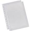 Esselte Set di 100 buste per brochure, formato A4, incolore con superficie opaca, apertura superiore, pellicola PP 0,043 mm, 56171