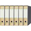 Esselte OXFORD GREEN G85 Registratore con Custodia, con Meccanismo N.1 in Formato Protocollo (23x33) con Dorso da 8 cm, Avana, 100% Carta Riciclata, Conf. da 6 pezzi, 397850501