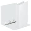 Esselte ESSENTIALS Panorama Binder, Raccoglitore 4 anelli a D personalizzabile, Raccogli documenti A4 tasche esterne per personalizzazione capacità 280 fogli, 22 x 30 cm, Dorso 5 cm, Bianco, 49703