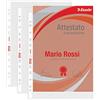 Esselte Buste Perforate Office, in PPL Antiriflesso, per Archiviare e Conservare Documenti in Formato A4, Confezione da 50 Buste, 395075300
