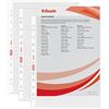 Esselte Buste Perforate Standard, in PPL Antiriflesso, per Archiviare e Conservare Documenti in Formato 22x30 cm, Confezione da 100 Buste, 391007300