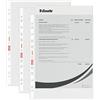 Esselte Buste Perforate Essentials, in PPL Antiriflesso, per Archiviare e Conservare Documenti in Formato 22x30 cm, Confezione da 100 Buste, 392797000