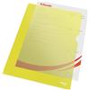 Esselte Buste L Deluxe, in PPL Antiriflesso, per Archiviare e Conservare Documenti in Formato A4, Confezione da 100 Buste Gialle Trasparenti, 54842