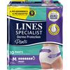 FATER SpA Pannolone per incontinenza lines specialist derma pants maxi m 10 pezzi - LINES - 983273929