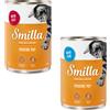 Smilla Delizie al Pollo 12 x 400 g Alimento umido per gatti - Mix 2: 6 x Manzo + 6 x Pesce
