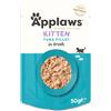 Applaws Natural Kitten in brodo 12 x 50 g - Filetto di tonno