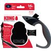 KONG Guinzaglio avvolgibile KONG Terrain nero - Taglia L: fino a 50 kg, lunghezza della cintura circa 5 m.