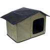TIAKI Casetta per gatti TIAKI Camo - L 58 x P 42 x H 37 cm