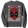 Marvel Deadpool Natale Ugly Sweater Style Felpa, Unisex per Adulti, Nero, XL
