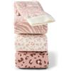 Damart Set di 3 Paia di Calzini Corti, Lana e Thermolactyl Calze, Rosa Jacquard Animale, 39-41 Donna