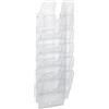 Durable Espositore da parete DURABLE FLEXIPLUS 6 comparti A4 polistirolo trasparente 24,7x10x108 cm - 1700008401