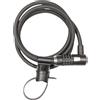 KRYPTONITE LUCCHETTO CAVO SPIRALE KRYPTOFLEX 1218 COMBO - NERO