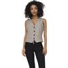 ONLY LINDA S/L MEL FIT WAISTCOAT TLR NOOS FUNGI/MELANGE Gilet Donna