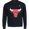 NIKE JR JUMPMAN PULLOVER CREW COURTSIDE STATEMENT BULLS Felpa Basket Ragazzo
