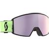 SCOTT GOGGLE REACT 8136+AMP LAVENDER CHROME S3 Maschera Sci Unisex