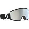 SCOTT GOGGLE AMBIT COMPACT 7641+AMP WHITE CHROME S2 Maschera Sci Unisex