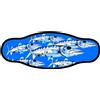 BEST DIVERS cinturino in neoprene barracuda