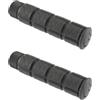 cyclingcolors Manopole bici 120 mm diametro 22 mm morbide unisex per manubrio MTB trekking strada scooter bici, nero