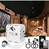 CHINLY Bluetooth 32W RGBW Scintillio LED Fibra Ottica Star Plafoniere Kit APP/Telecomando 800 pz*0.75mm*4m per Casa/Auto