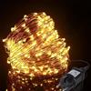 ALED LIGHT Ghirlanda luminosa a LED 22 m 220 LED, impermeabile IP65, 24V, bianco caldo, filo di rame per illuminazione interna ed esterna, per camera da letto, casa, giardino, Natale, compleanno