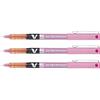 Pilot - Set di 3 penne roller Hi-Tecpoint V5 inchiostro liquido PTE sottile rosa