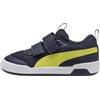 PUMA MULTIFLEX 2 Mesh V PS Sneaker, Navy-Lux Lime, 2.5 UK Bambino, Puma Blu Navy Lux Lime, 35 EU