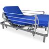 DUÉRMETE ONLINE - Confezione letto elettrico articolato rinforzato Ergomedic Pro + materasso sanitario viscoelastico Sanivisco + ringhiere in acciaio 105 x 190