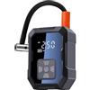QUMOX Flammante per pneumatici per compressore d'aria portatile-pompa ad aria cordless ricaricabile da 4000 mAh per auto, bici, moto, attrezzature sportive con display digitale, interruzione automatic