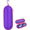 DIELOVEHUA Custodia per Occhialini da Nuoto, Swimming Goggles Case con Fori di Drenaggio, Clip a Gancio, Scatola per Occhialinis da Nuoto, Astuccio per Occhialini da Nuotos, Unisex