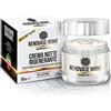 Innbiotec Pharma Renovase Night Crema Notte Viso Antirughe per Uomo e Donna - Acido Ialuronico Viso - Acil Glutatione e Omega 3 - Crema Notte Antirughe - Azione Antinfiammatoria