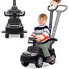 JAMARA 464060 Rutscher Land Rover Discovery 3 in 1, auto antiscivolo con asta di spinta, auto per bambini, giocattolo antiscivolo, idea regalo per bambini, protezione antiribaltamento, asta di spinta