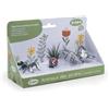 PAPO - Lotto di 3 Statuine Farfalla Ragno Coccinella Realistiche - 3 Anni + - Collezione Animali da Giardino - Gioco Educativo Insetti e Natura - Idea Regalo Giocattolo Bambina Bambino