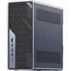 MINISFORUM MINIS FORUM MS-02 Ultra Workstation Mini PC, Intel Core Ultra 9 285HX (24C/24T, fino a 5,5 GHz), 32 GB RAM, 1 TB SSD, PCIe 5.0 x16,4 × DDR5(ECC), 4 × M.2, USB4 v2,Dual 25GbE+10GbE+2,5GbE(vPro), Wi-Fi