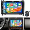 LORPHEIR 8 core 6+128GB Autoradio Android con touchscreen per Mercedes Benz A/B/V Class & Sprinter, CarPlay Android Auto wireless, GPS WiFi, DSP, Plug & Play Radio + Telecamera posteriore