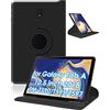 KATUMO Cover per Samsung Galaxy Tab A 10.5 Pollici 2018 Ultra Sottile Smart 360° Angoli di Visione Multipla Nuova Smart Pelle PU Custodia per SM T590/T595/T597 (nero)