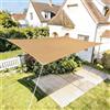 HAIKUS Tenda Vela Rettangolare 2x3 m, HDPE Traspirante, Tela Vela Ombreggiante 3x2 m, Telo Parasole, Tenda da Sole per Esterno, Giardino, Terrazzo, Sabbia