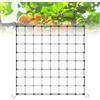 FELINAT Scrog - Rete 80 x 80 cm, con 4 ganci a S, estensibile 80 - 200 cm, per giardino, cortile, piante da frutta e fiori