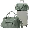 SEAFEW Borsone da Viaggio,Bagaglio a Mano 40x20x25 Ryanair Borsa da Viaggio,Borsa da Cabina Ryanair Borsa Sportiva Borsone da Palestra Borsa da Weekend,B03-Verde militare