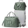 SEAFEW Borsone da Viaggio,Bagaglio a Mano 45x36x20 Easyjet Borsa da Viaggio, Borsa da Cabina Easyjet Borsa Sportiva Borsone da Palestra da Weekend,B03-Verde militare