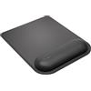 Kensington Tappetino ErgoSoft Mouse con Poggiapolsi per Mouse Standard, con Altezza Superiore di 25 mm, Forma Sagomata, Design Professionale, Grigio, K52888EU